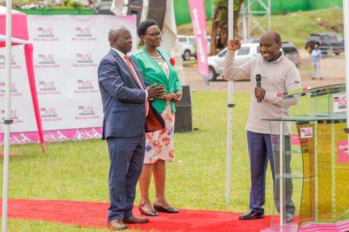 Chairman  Ceo of Winas sacco gets applauded by TSC Chairman for good Governance of the Sacco during the AGM-min