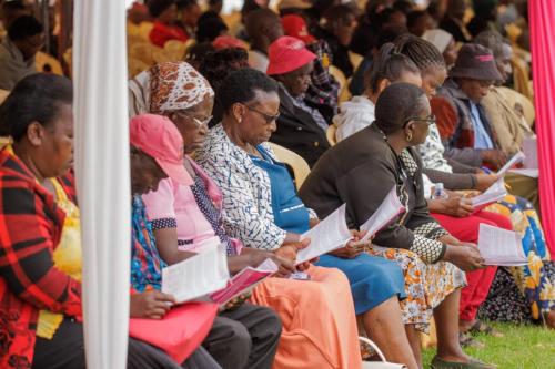 Winas Sacco members keenly following the proccedings of agm-min